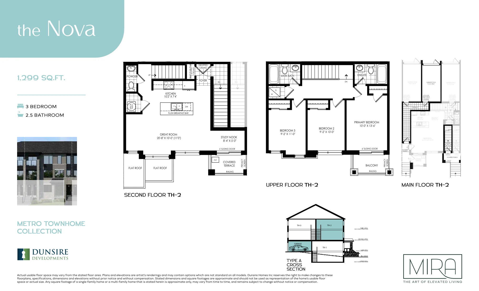 Nova floor plan, 3 bed 2.5 bath
